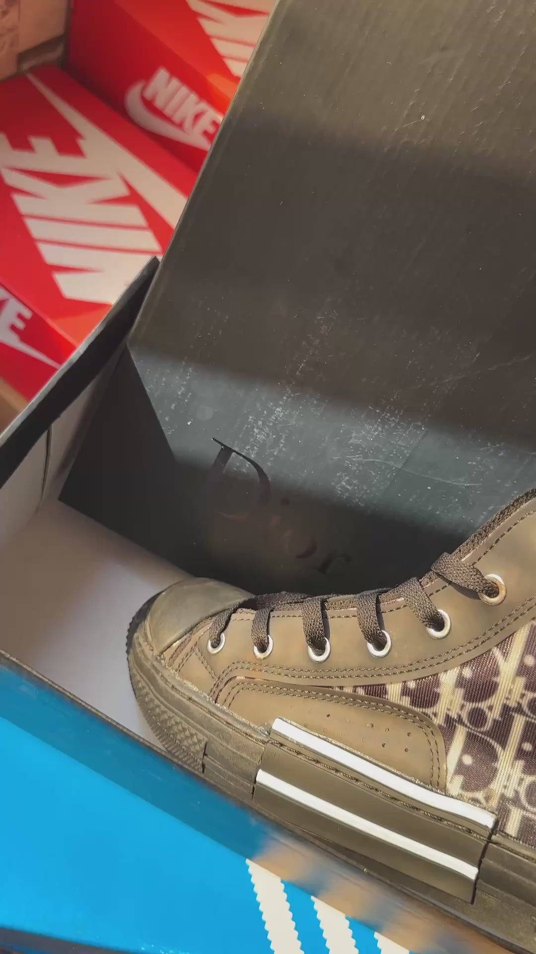 DIOR B23 HIGH OBLIQUE BLACK