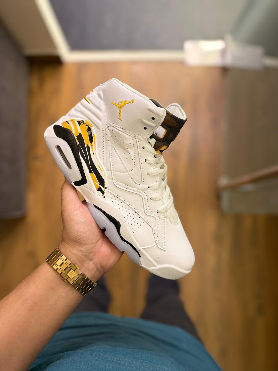 Air Jordans JUMPMAN MVP White & Yellow
