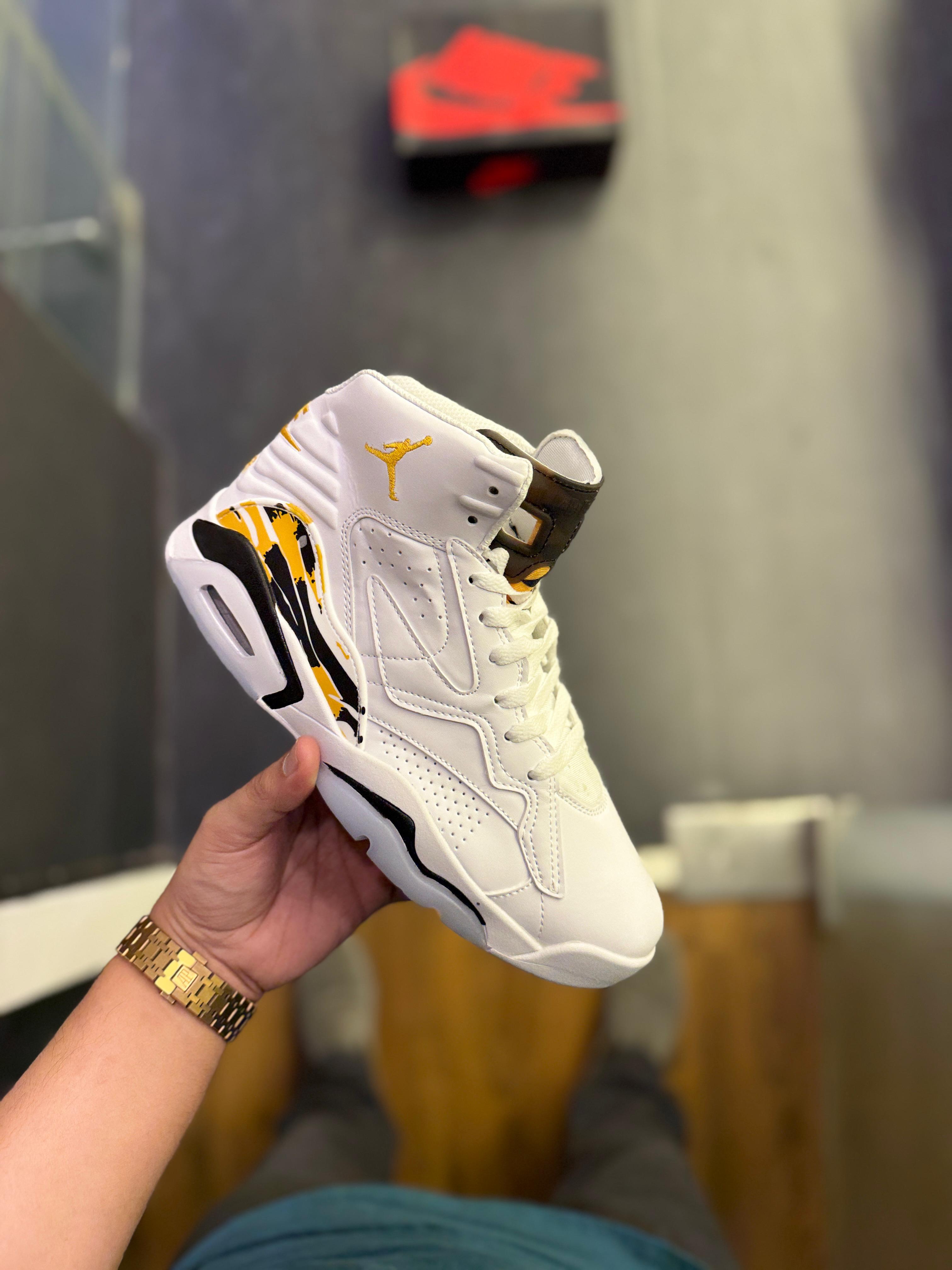 Air Jordans JUMPMAN MVP White & Yellow